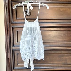 Express Crochet Open Back Top | XS